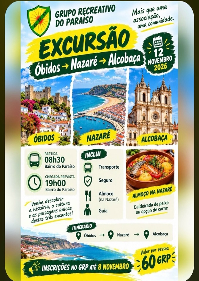 Excursão do Grupo Recreativo do Paraíso